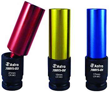 【中古】【輸入品・未使用】アストロ空気工具Ao78815 3ピース0.5で。デュアルファンクションディープタイヤインパクトドライブ