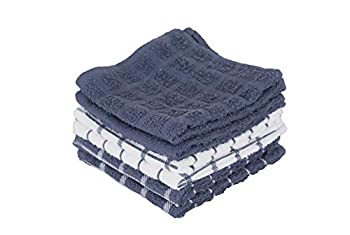【中古】【39shop】【輸入品・未使用】(6-Pack★12" x 12" Federal Blue) - Ritz 100% Terry Cotton Highly Absorbent Dish Cloth Set 12" x 12" 6-Pack Federal Blue(新古品)|アトリエ絵利奈