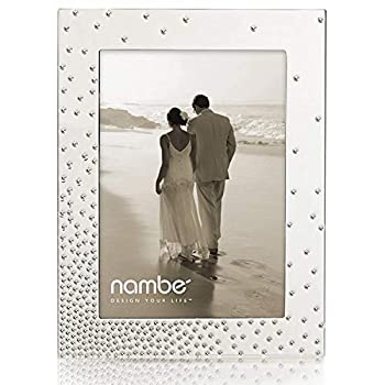【中古】【輸入品・未使用】Nambe Dazzle フォトフレーム 5インチ x 7インチ