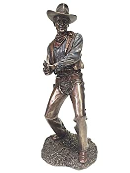 【中古】【インポート品・未当てはめる】牛飼いFiring Pistol Statue Sculpture