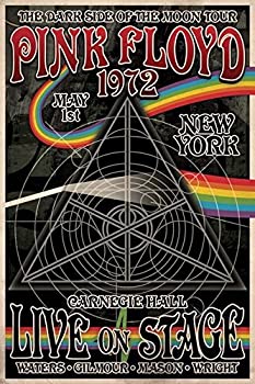 【中古】【輸入品・未使用】ピンク・フロイドCarnegie Hall新しいYork May 1?1972?36?x 24音楽アートプリントポスター