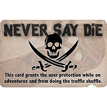 【中古】【輸入品・未使用】Signs 4?Fun nnsdid Never Say Die (グーニーズ) ' sドライバのライセンス