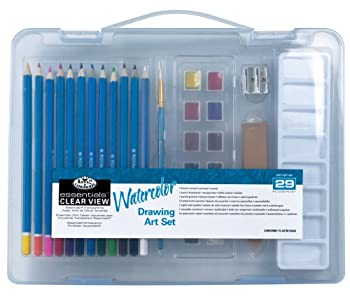 【中古】【輸入品・未使用】Royal Watercolor Pencils/Cakes Set of 29 PCs