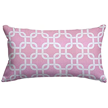【中古】【輸入品・未使用】Majestic Home Soft Pink Links Small Pillow