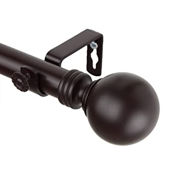 【中古】【輸入品・未使用】Window Decorative Hardware Globe Curtain Rod 28\