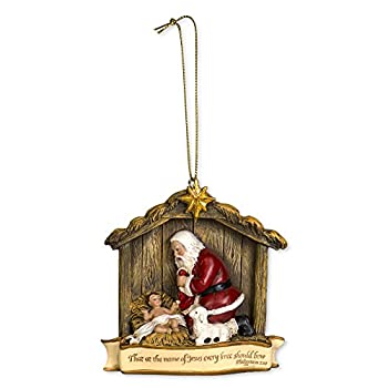 【中古】【輸入品・未使用】Joseph StudioをひざまずいSanta with Baby Jesusクリスマスオーナメント 11,534円