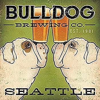 【中古】【輸入品・未使用】ブルドッグBrewing Co Seattle by Ryan Fowler One 12x12in Poster Prints WAP 16240 8,865円