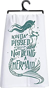 【中古】【輸入品・未使用】Kinda Pissed About Not Being A Mermaid コットンキッチンディッシュタオル 26935 ビーチニュー