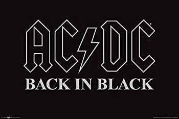 【中古】【39shop】【輸入品・未使用】ミュージックアートプリントポスター★AC/DC バック・イン・ブラック 36x24インチ ACDC(新古品)|アトリエ絵利奈