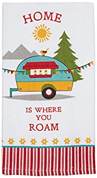 【中古】【輸入品・未使用】Kay DeeキャンプLifeテリーディッシュタオル。Home Is Where You Roam