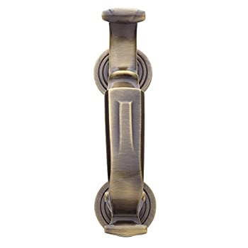 【中古】【インポート品・未当て嵌める】(antiquebrass) - Baldwin 0113.050 S Door Knocker Satin Brass and Black