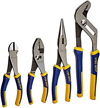 【中古】【インポート品・未当て嵌める】アーウィンバイスグリップ586-2078707 4ピースプロプライヤートレイセット6 Inchdiag.横すべり8 Inchln-10