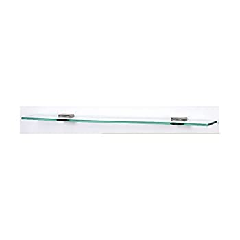 【中古】【輸入品・未使用】Alno A8455-24-SN Contemporary Glass Bathroom Shelf