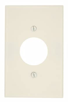【中古】【輸入品・未使用】Leviton 1-gang Single 1.406-inch穴デバイスコンセントウォールプレート 1 Pack 80504-T 1