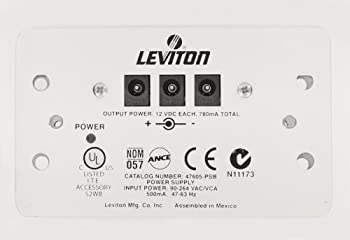 【中古】【輸入品・未使用】Leviton 47605-psbユニバーサルミニDC電源供給、ホワイト