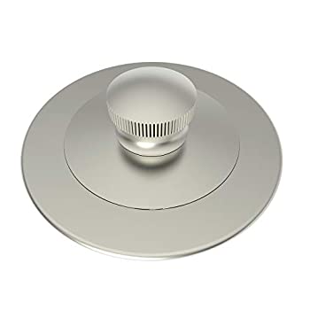 【中古】【39shop】【輸入品・未使用】(Satin★Nickel) - Brasstech 270/15S Lift and Turn Bath Plug Satin Nickel（新古品）｜アトリエ絵利奈