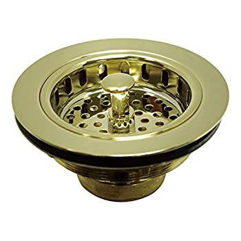 【中古】【39shop】【輸入品・未使用】Kingston★Brass KBS1002 Kitchen Sink Strainer - Polished Brass（新古品）｜アトリエ絵利奈