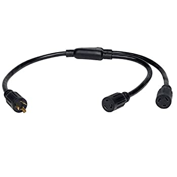 【中古】【輸入品・未使用】Tripplite P039-001-2 L6-20P to (2) L6-20R Splitter