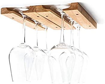 【中古】【インポート品・未当てはめる】(1 1Pack) - Fox Run 5025 Wine Glass Holder Rack Wood
