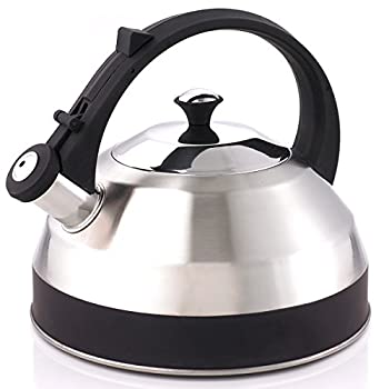 【中古】【輸入品・未使用】Creative Home ステンレススチール ホイッスル チークトル アルミニウムカプセル化ボトム つや消し仕上げボディ ブラックマットバンドとコーティ
