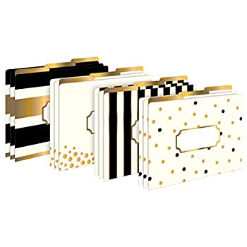 【中古】【39shop】【輸入品・未使用】Letter★Size File Folders Gold（新古品）｜アトリエ絵利奈