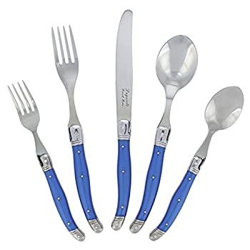 【中古】【輸入品・未使用】French Home 20ピース ラギオール フラットウェアセット フレンチブルー