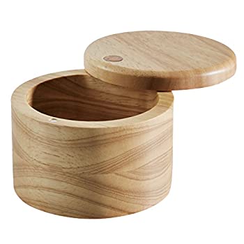 【中古】【輸入品・未使用】Ayesha Curry 47006 Pantryware Parawood Single Cavity Salt Box Food Storage Wood