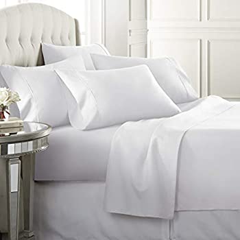 【中古】【インポート品・未当て嵌める】Danjor Linens 泊まり ラグジュアリー ホンブルグ帽 1800続きもの 割り増し金 臥榻敷き妙 6点仕掛ける