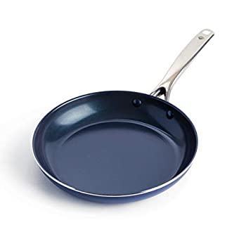 【中古】【輸入品・未使用】Blue Diamond CC001597-001 Toxin Free Ceramic Nonstick Safe Open Frypan 25cm Blue