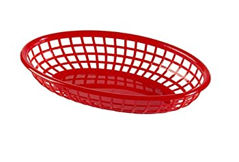 【中古】【39shop】【輸入品・未使用】Update★International (BB96R) Oval Fast Food Baskets [Set of 12] by Update International（新古品）｜アトリエ絵利奈