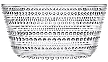 【中古】【輸入品・未使用】Iittala Kastehelmi Serving Bowl Clear