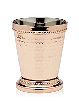 【中古】【輸入品・未使用】Godinger 54203 3.25 in. Hammerd Bead Julep, Copper
