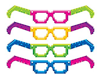 【中古】【輸入品・未使用】Beistle 8ビットメガネ マルチカラー