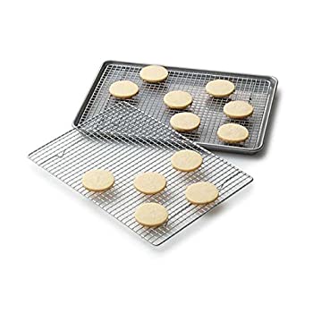 【中古】【39shop】【輸入品・未使用】Professional★Cross Wire Cooling Rack Half Sheet Pan Grate - 16-1/2 x 12 Drip Screen (Set of 2) by Libertyware(新古品)|アトリエ絵利奈