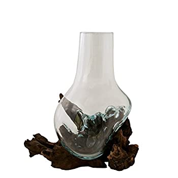 【中古】【39shop】【輸入品・未使用】Cohasset★Gifts Stem Vase Molten Glass Sculpture 10 by Cohasset Gifts（新古品）｜アトリエ絵利奈