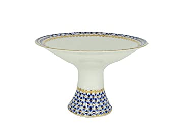 【中古】【輸入品・未使用】Lomonosov磁器花瓶フルーツコバルトNet直径7.3?\