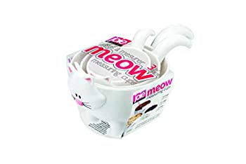 【中古】【輸入品・未使用】Youdoit Set of 3 White Cat Measuring Cups by Youdoit