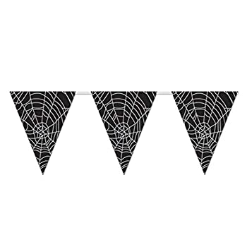 【中古】【39shop】【輸入品・未使用】Beistle★Spider Webペナントバナー、10-inch by 12-feet（新古品）｜アトリエ絵利奈