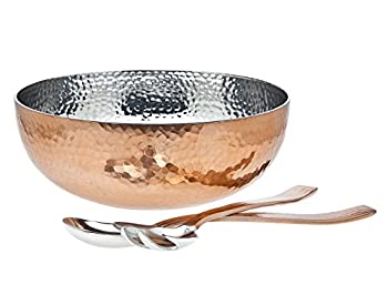 【中古】【輸入品・未使用】Godinger Hammered Bowl with server Copper by Godinger