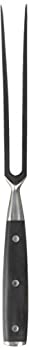 【中古】【インポート品・未当てはめる】スイス連邦金剛石Carving Fork、7in、黒いこと/しろがね色