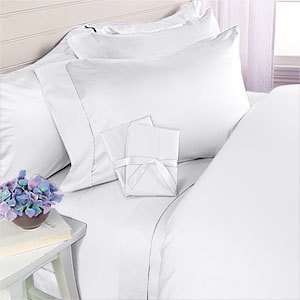 【中古】【39shop】【輸入品・未使用】Elegant★Comfort 1500スレッドカウント ? しわ防止 ? エジプト品質 布団カバー3点セット 無地 キング/カリフォルニアキングサイズ ホワイト（新古品）｜アトリエ絵利奈