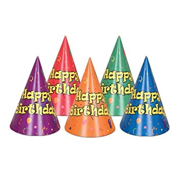【中古】【輸入品・未使用】Beistle 66009?144-packバルーンと紙吹雪誕生日帽子、6???1?/ 2インチ