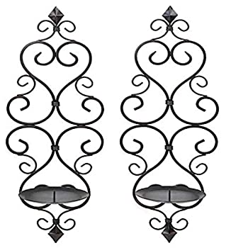 【中古】【輸入品・未使用】Zingz and Thingz Fleur-De-Lis Wall Sconce Duo (Set of 2) by Zingz & Thingz