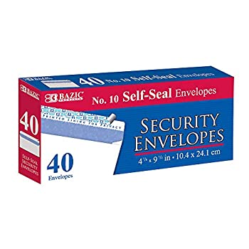 【中古】【輸入品・未使用】BAZIC # 10?self-sealセキュリティ封筒( 40?/パック