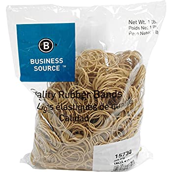 【中古】【輸入品・未使用】Business Source BSN15730 Rubber Bands- Size 12- 1LB-BG- Natural Crepe