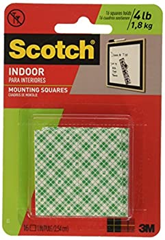 【中古】【輸入品・未使用】3M Scotch Precut Foam Mounting Squares Heavy Duty 1 Inch 16 Count