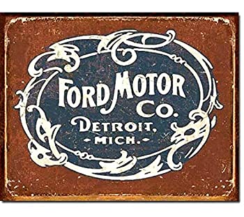 【中古】【39shop】【輸入品・未使用】ブリキ看板★Ford - Historic Logo（新古品）｜アトリエ絵利奈