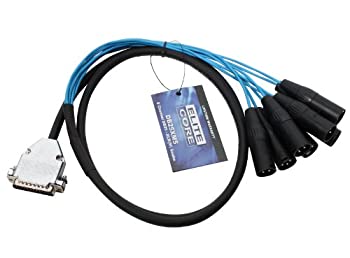 【中古】【39shop】【輸入品・未使用】Elite★Core DB25XM5 25-Pin D-Sub to 8 XLR Male Breakout Snake 5-Feet by Elite Core（新古品）｜アトリエ絵利奈