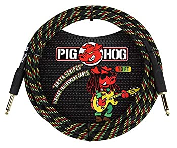 【中古】【輸入品・未使用】Rasta Stripe 10ft Vintage Series Inst Cable（10ft-約3m）