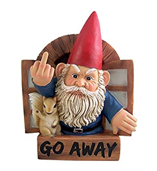 【中古】【39shop】【輸入品・未使用】Grumpy★Gnome Go Away Wall Plaque 8.75 Inch（新古品）｜アトリエ絵利奈